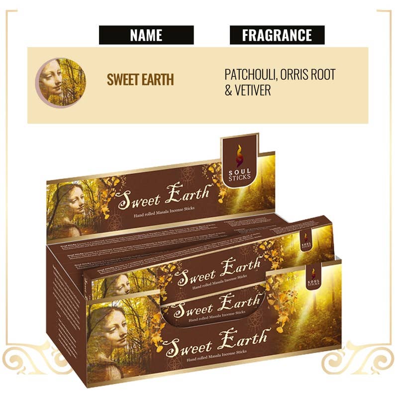 Soul Sticks - Sweet Earth Masala Incense Sticks