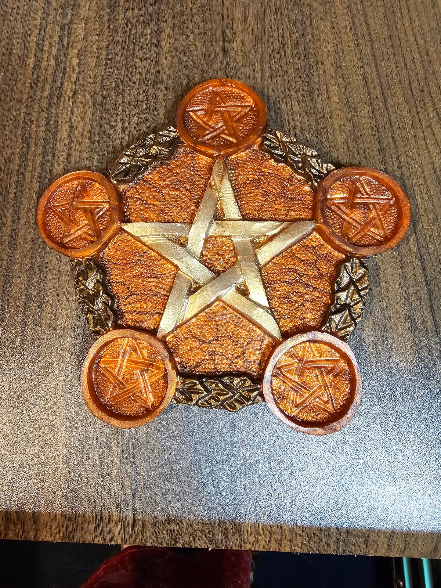 Pentacle Candle Holder