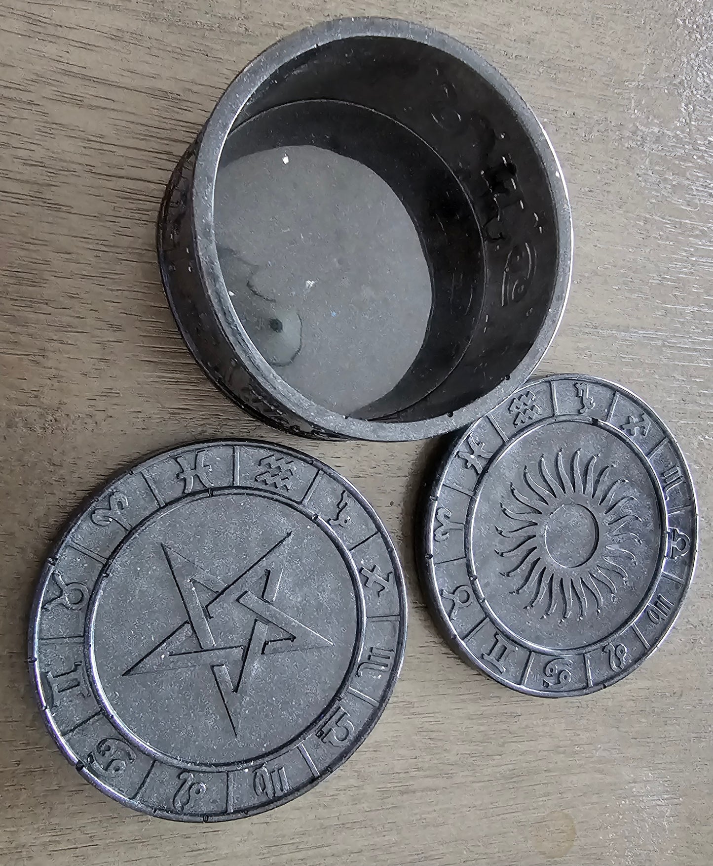 Black Zodiac Trinket Box