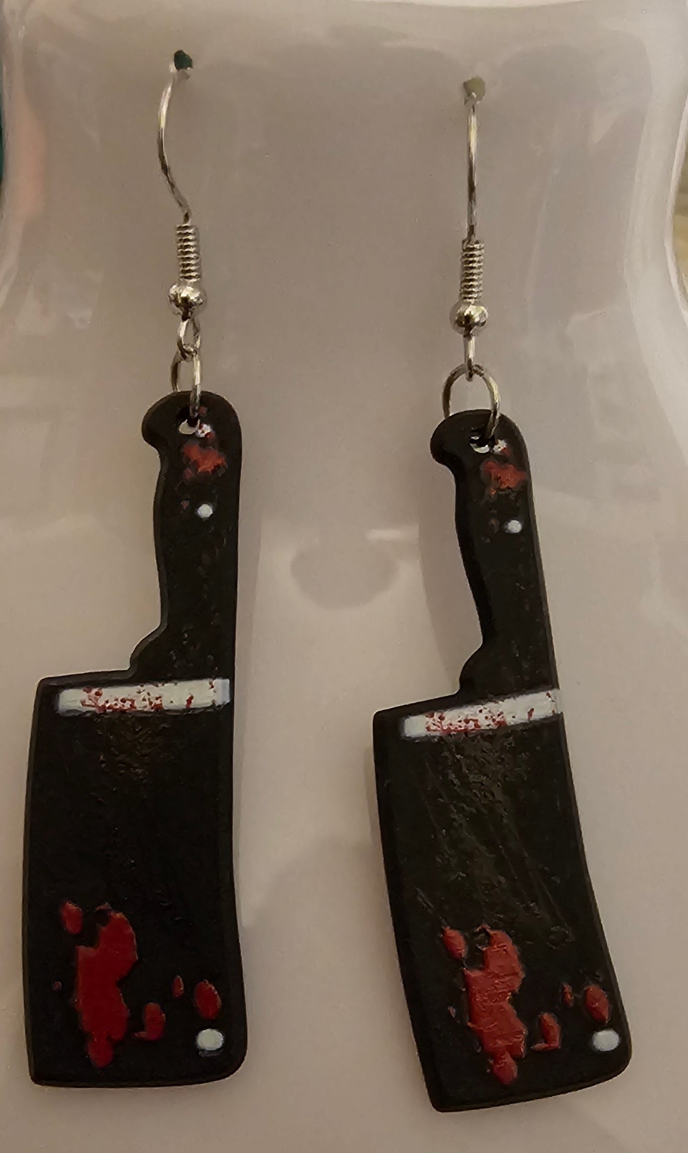 Bloody Cleaver Earrings