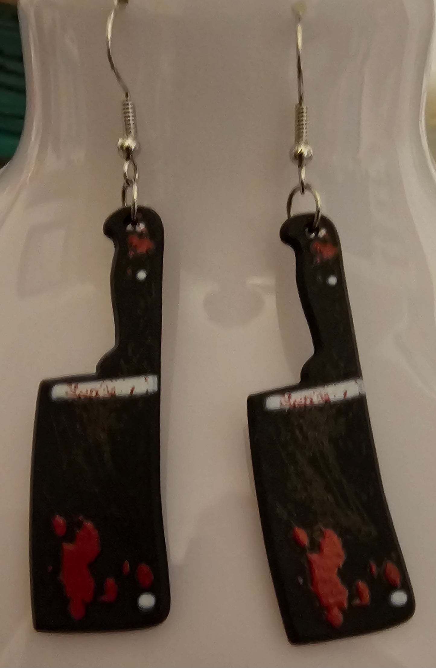 Bloody Cleaver Earrings