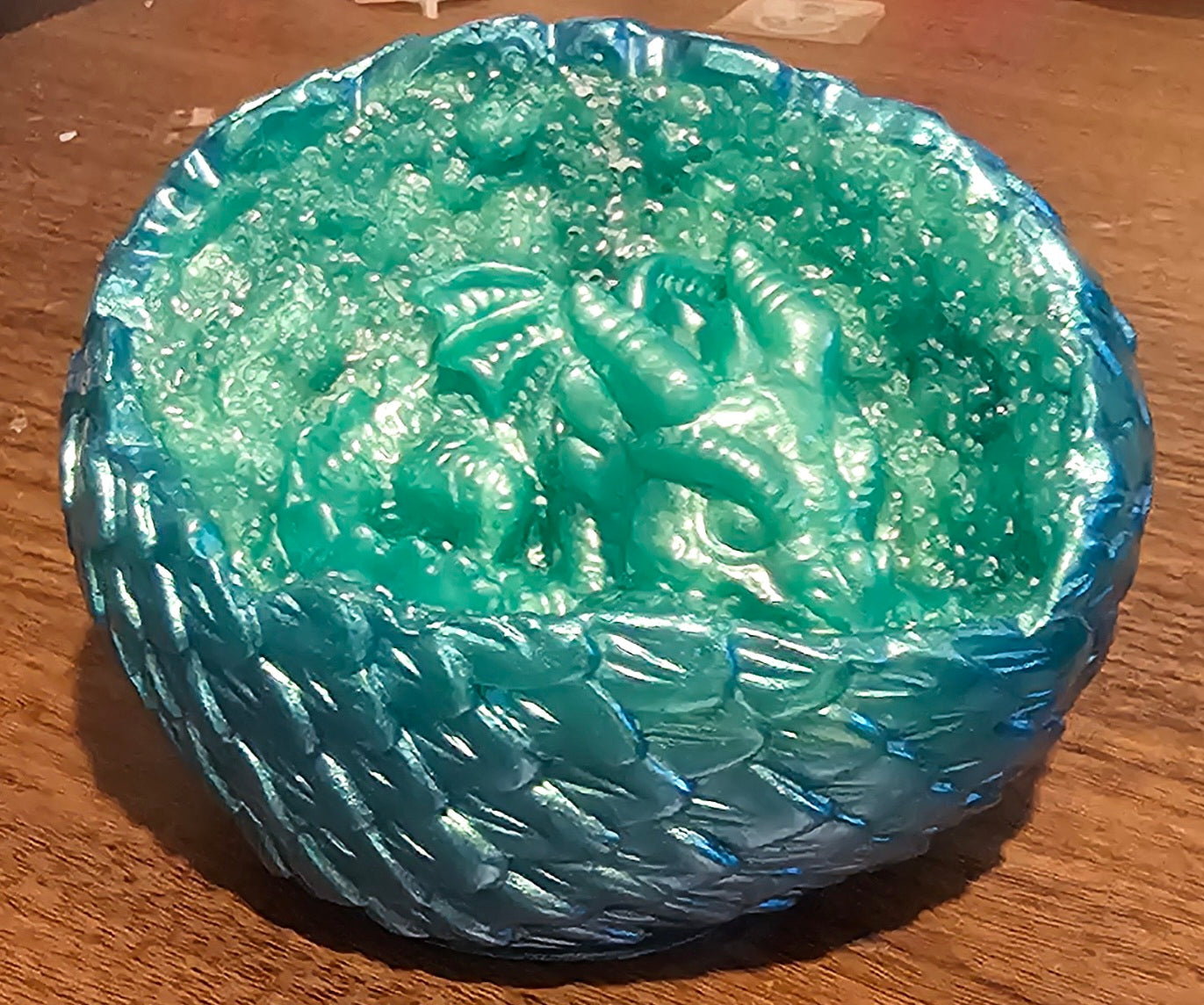 3D Baby Dragon in Egg Resin