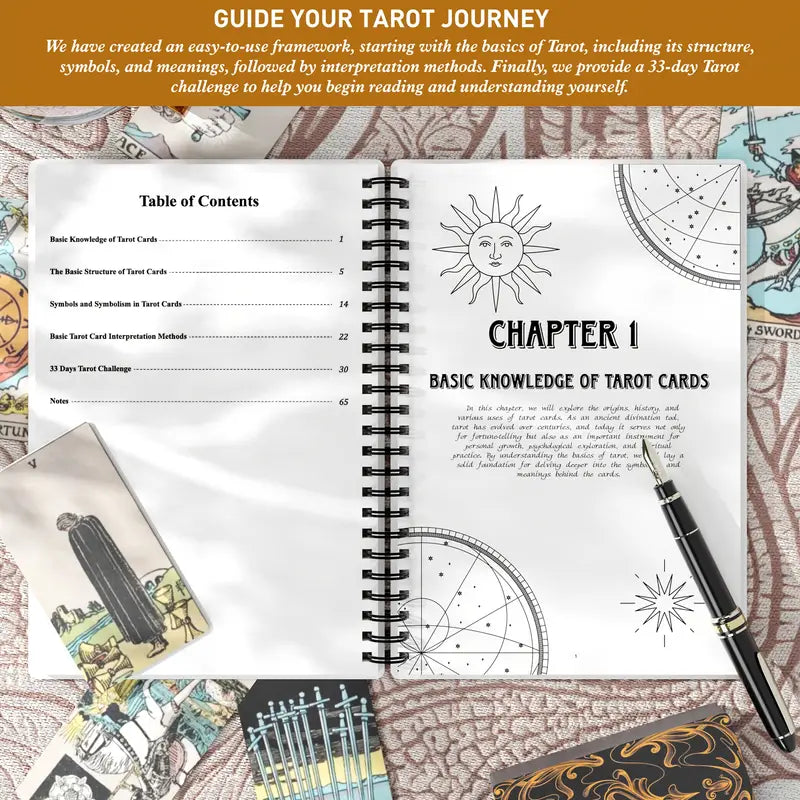 33 Day Tarot Challenge Journal