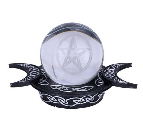 Celtic Pentagram with Orb Crystal Ball