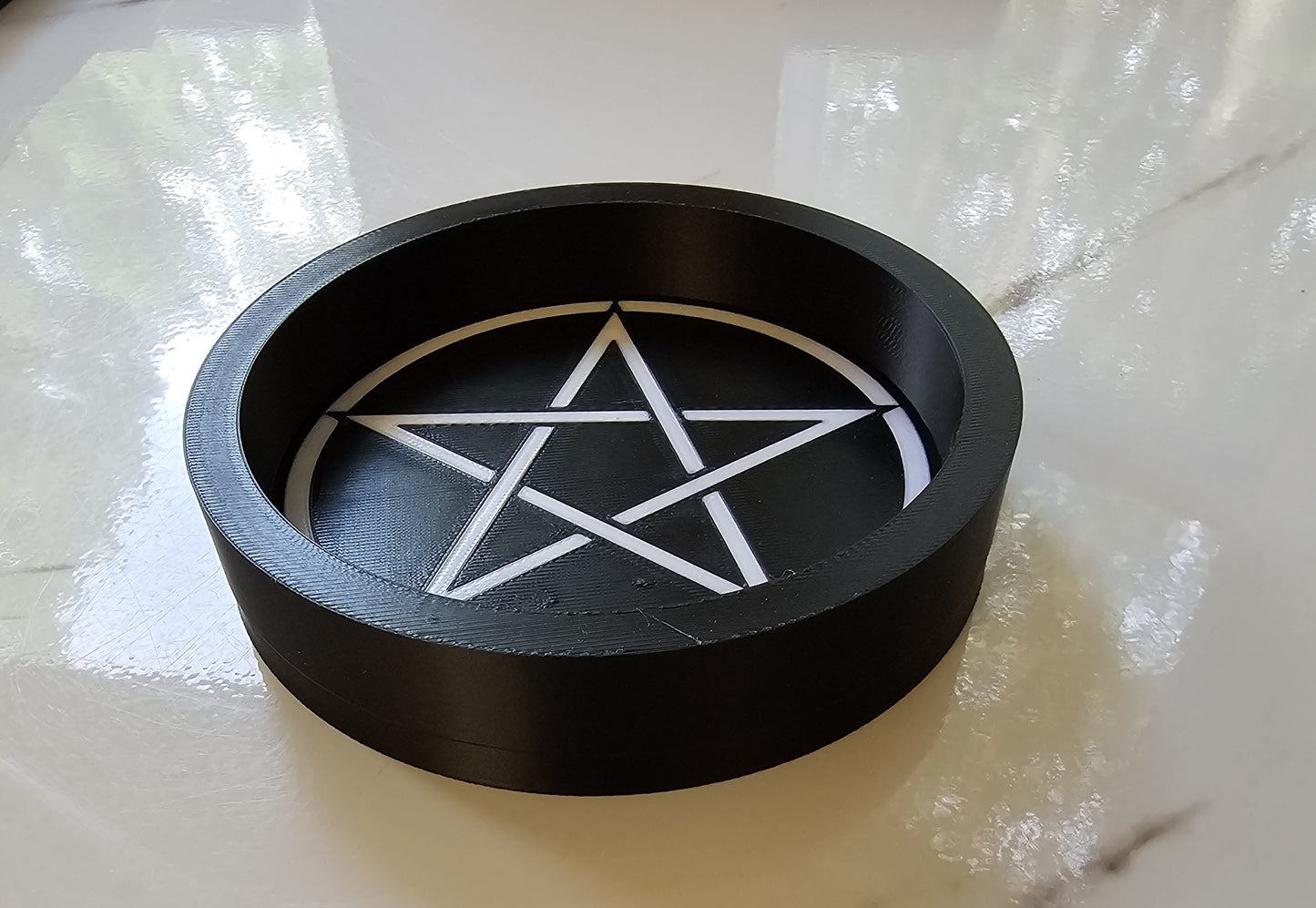 3D Printed Pentagram Altar Bowl