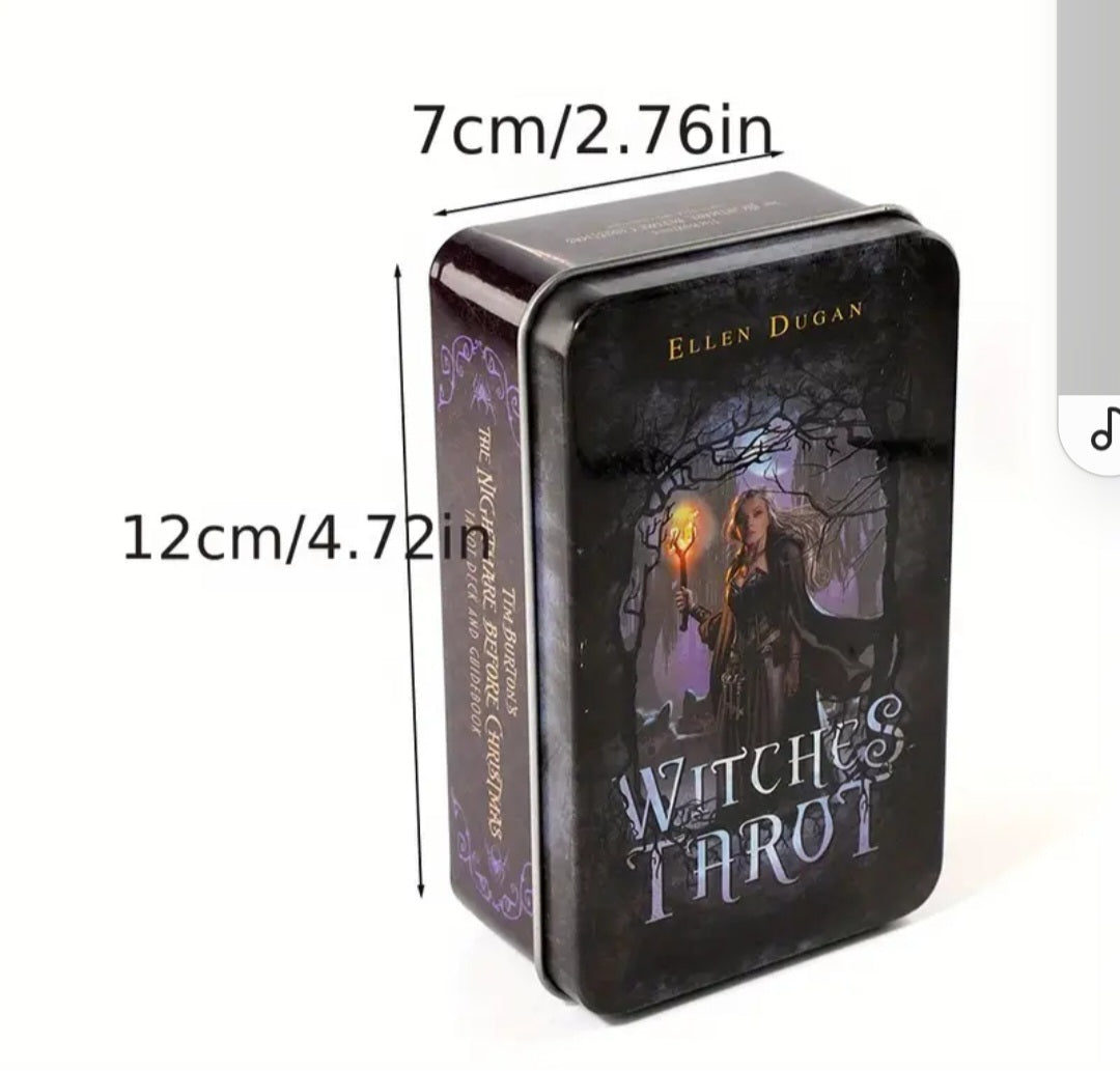 Witches Tarot Deck in Tin Case