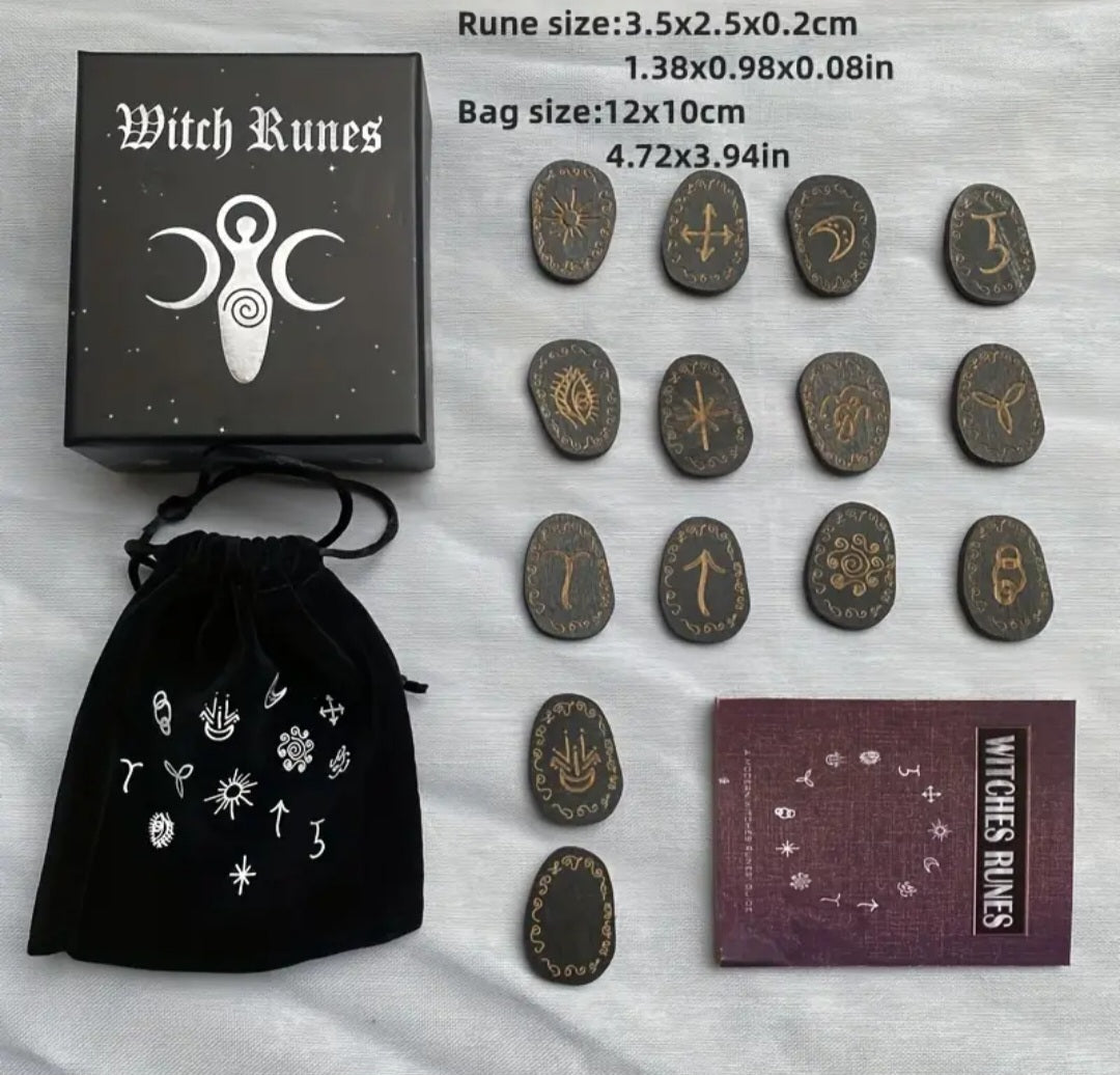 14 Piece Witch Rune Set