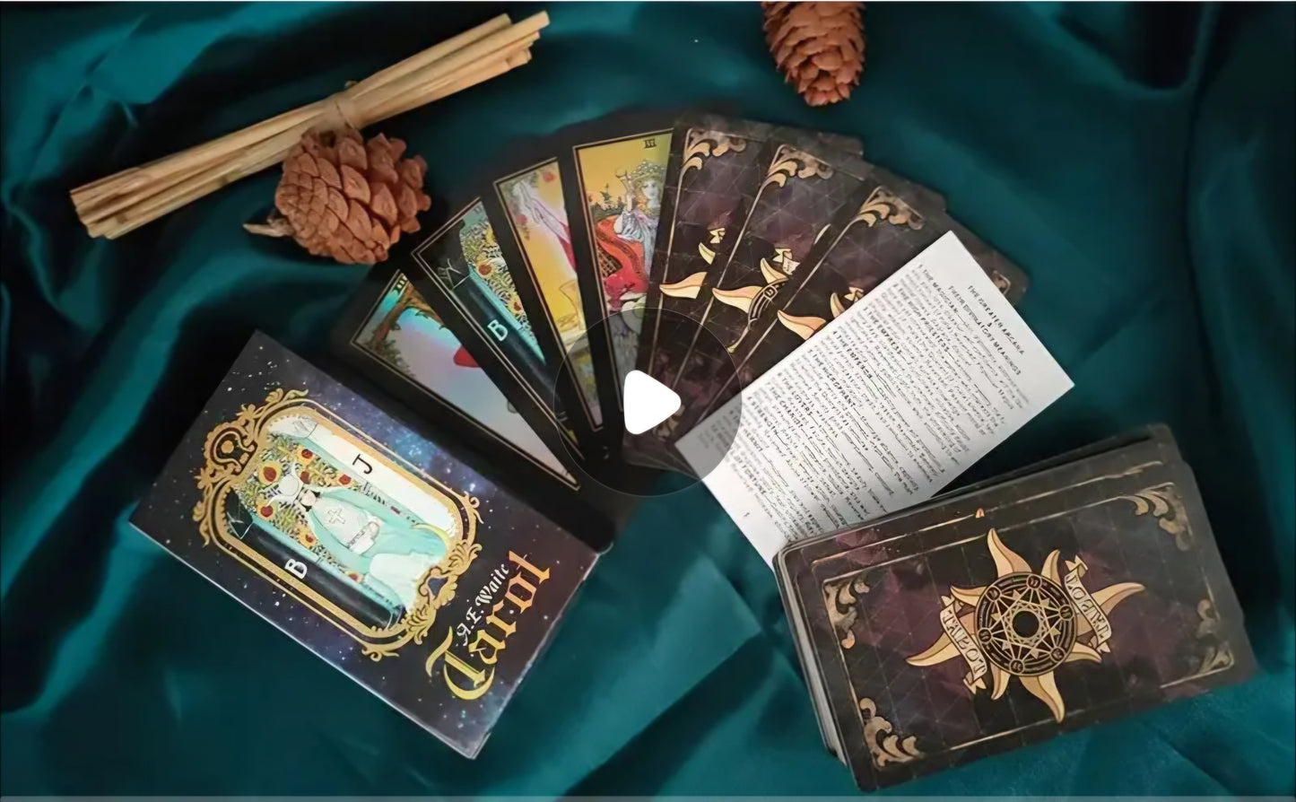 78 Card Tarot Deck with guidebook and storage bag