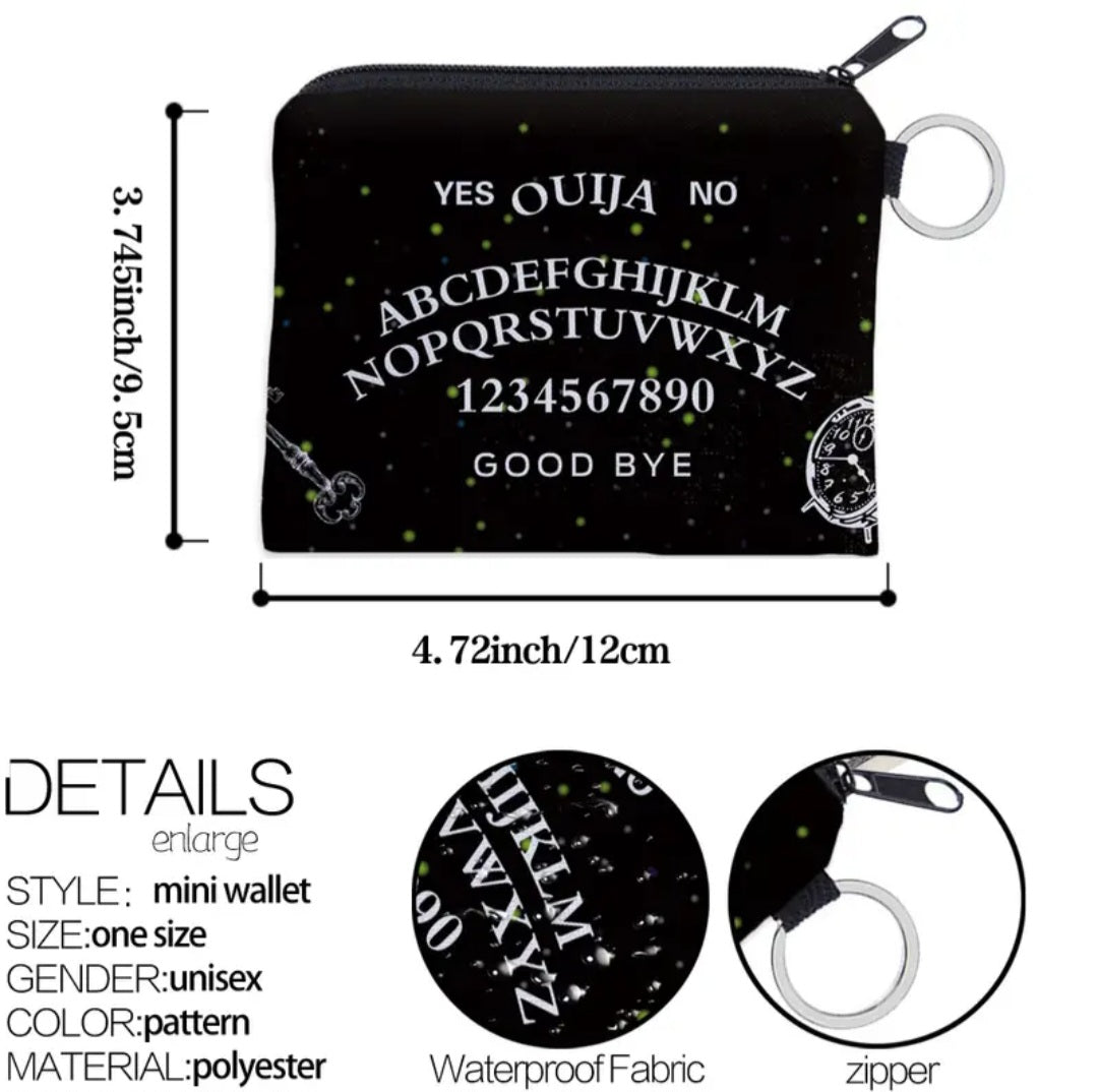 Ouija board coin purse