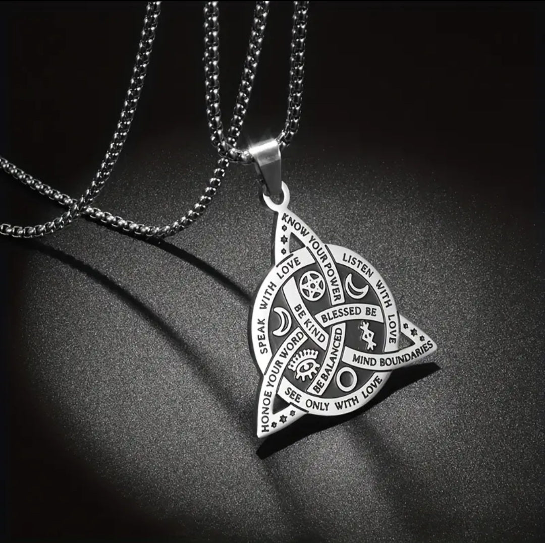 Witch Celtic Knot Necklace