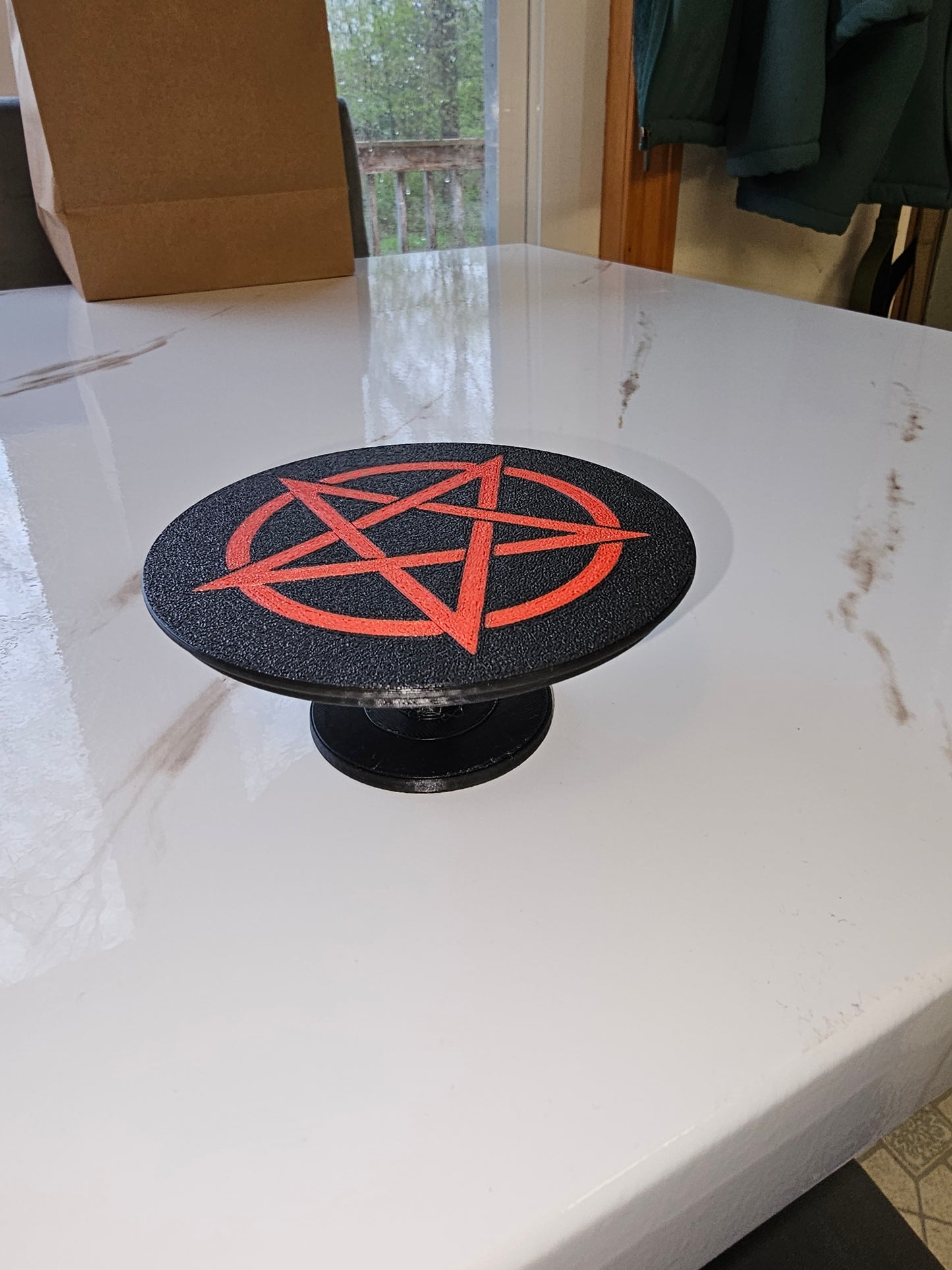 3D Printed Pentagram Altar Stand