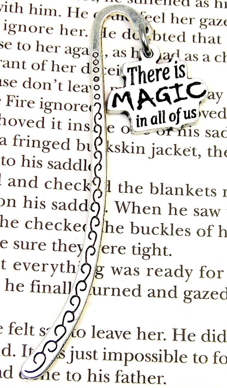 There is MAGIC in al of us Bookmark witches Halloween wiccan