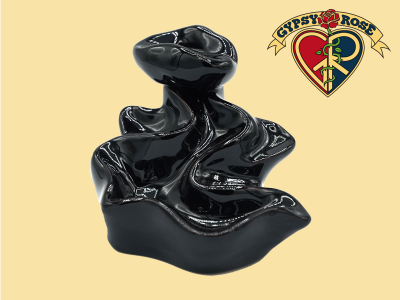 River Ceramic Back flow Incense Burner