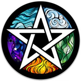 Elemental Pentagram Magnet