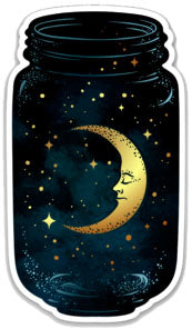 Moon Magic Jar Magnet