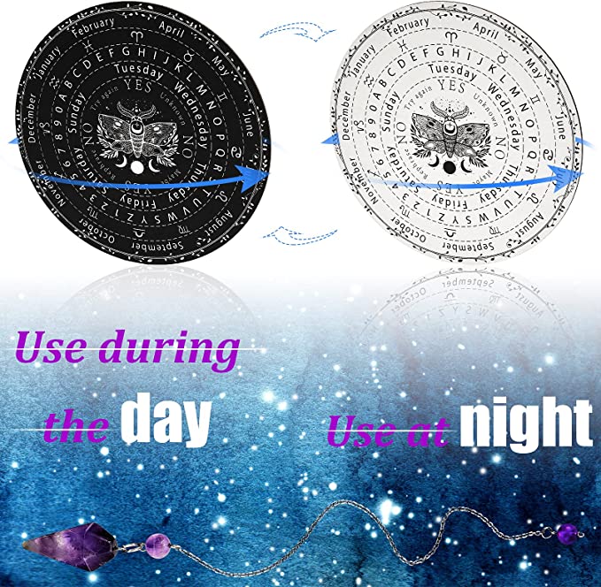 Moth Ouija Board and Pendulum Set