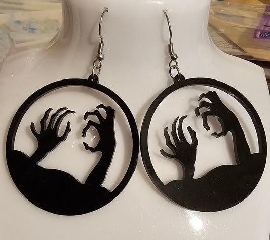 Creepy Hands Earrings