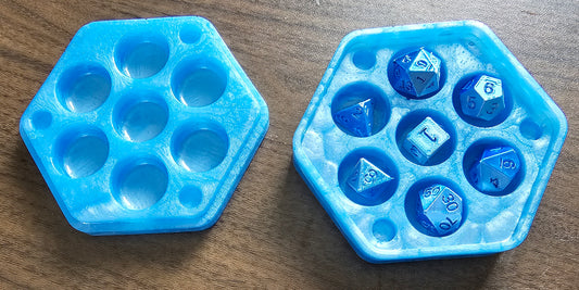 D&D Dice Storage Box with 3D Printed Dice