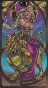 Steampunk Art Nouveau Tarot Deck