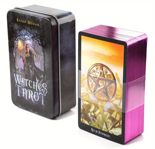 Witches Tarot Deck in Tin Case