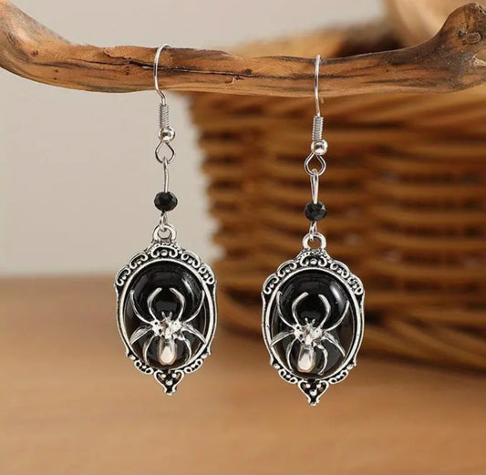 Gothic Vintage Spider Earrings