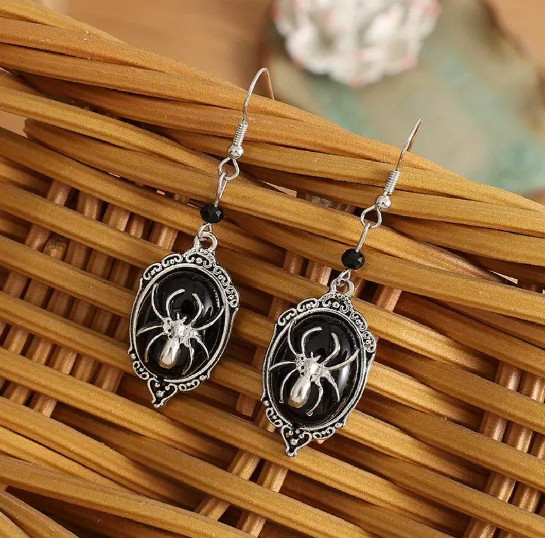 Gothic Vintage Spider Earrings