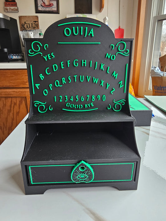 3D Printed Ouija Board shelf with drawer