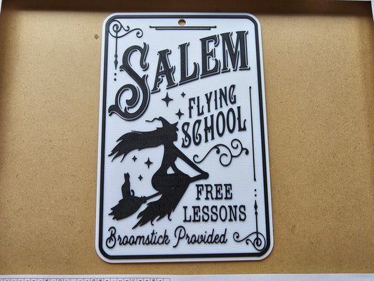 3D Printed Salem Flying School sign