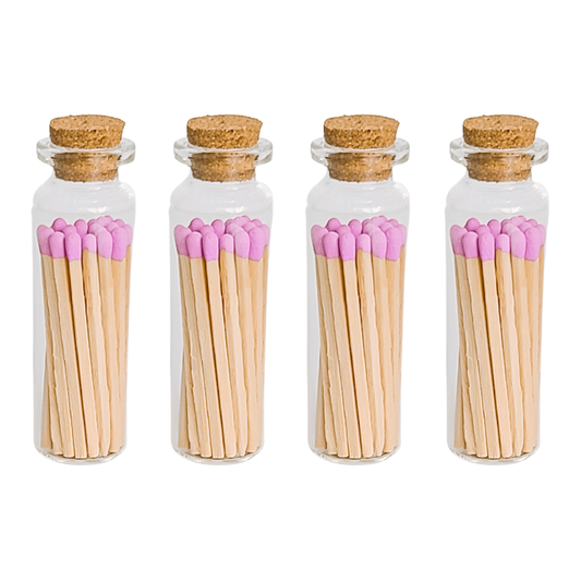 Lilac Matches in Small Corked Vial