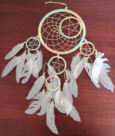 Moon Pentagram Dream Catcher