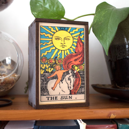 Tarot - 19 - The Sun Full Color Stash Box